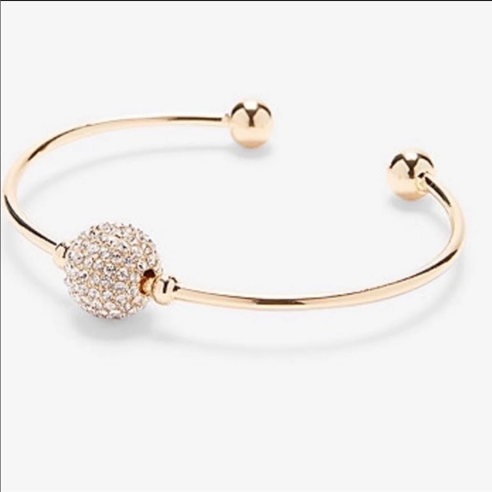 Express Gold Tone Bangle - Picture 7 of 11